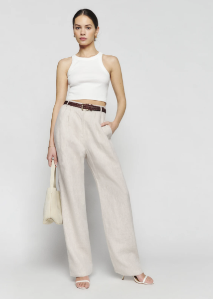 7 Идеальных льняных брюк для женщин (лето 2023 г.)