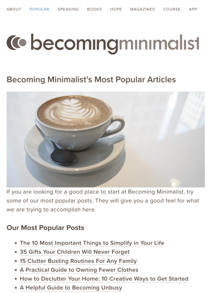 10 минималистских блогов на 2023 год